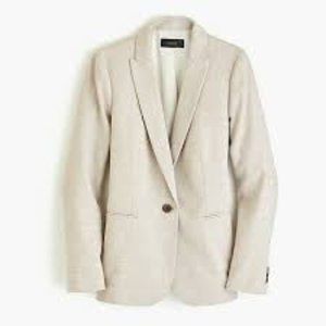 J Crew Parke blazer linen- Sz 10